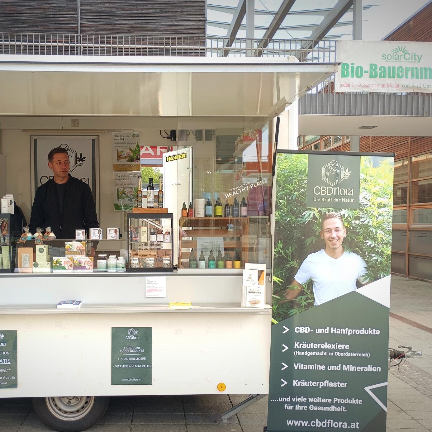 Flora Naturprodukte​ am Bio-Bauernmarkt solarCity 9