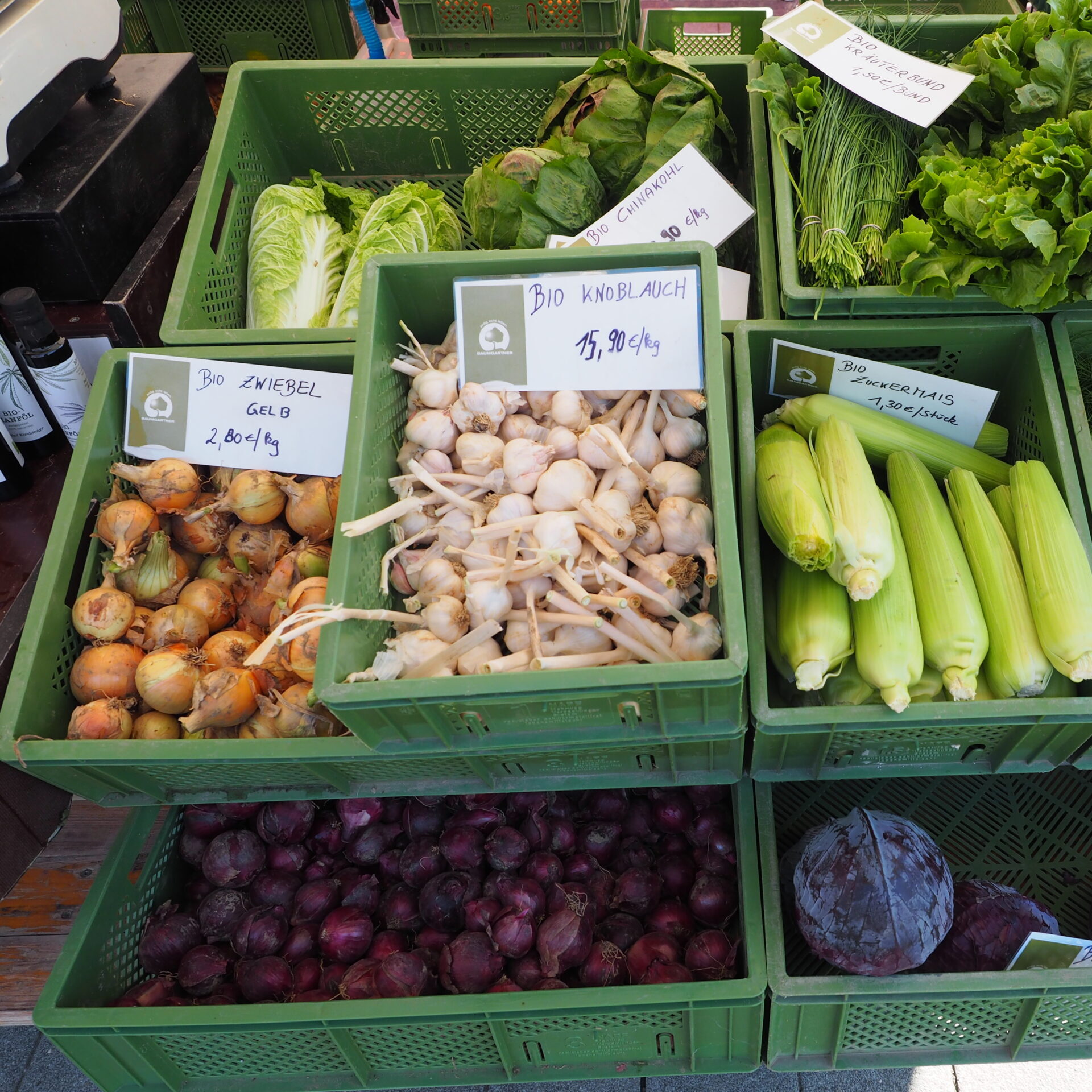 Baumgartnerhof Wolfgang & Gerda Gumpelmeier​ am Bio Bauernmarkt solarCity 4