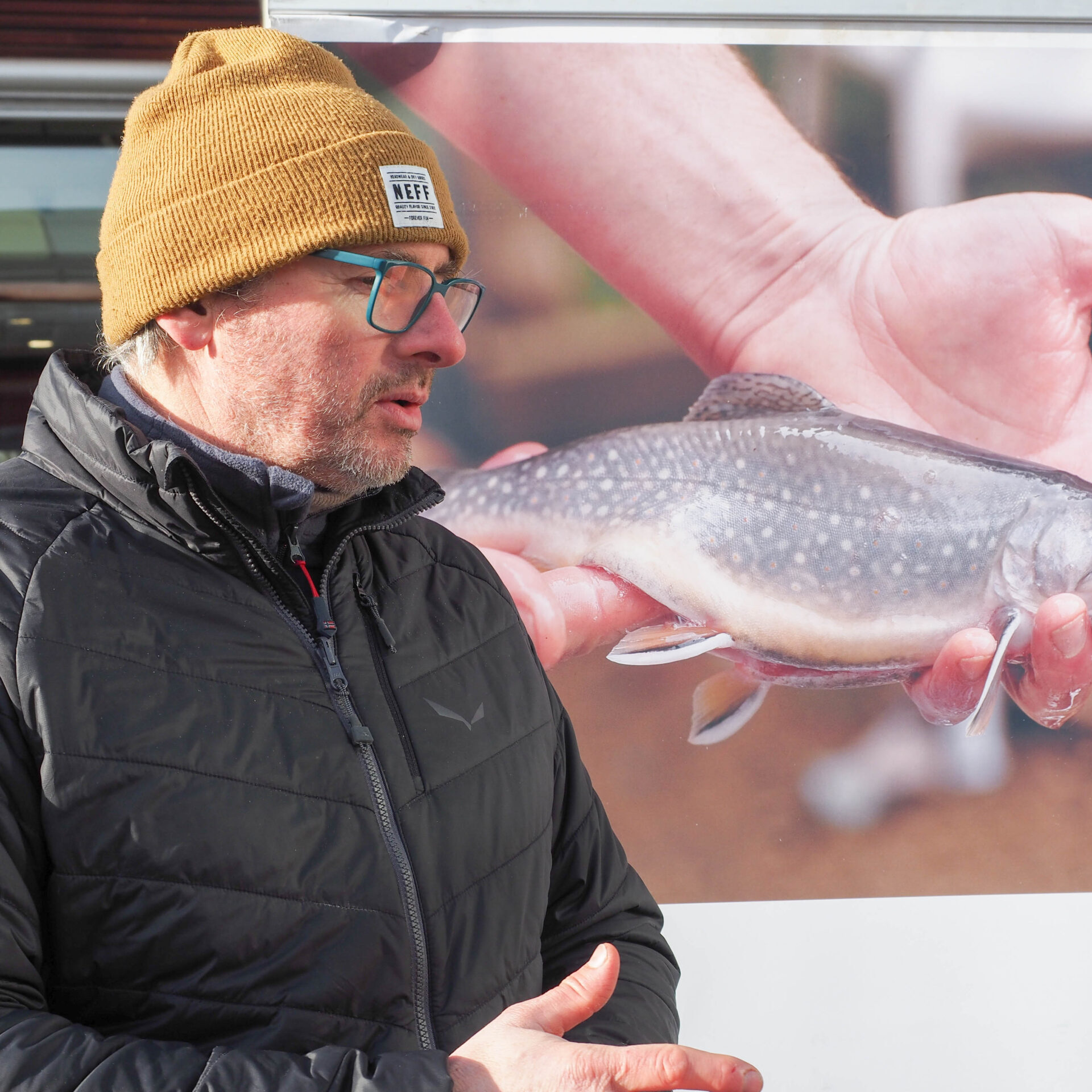 Großalm Biofisch - Markus Moser am Bio-Bauernmarkt solarCity 1